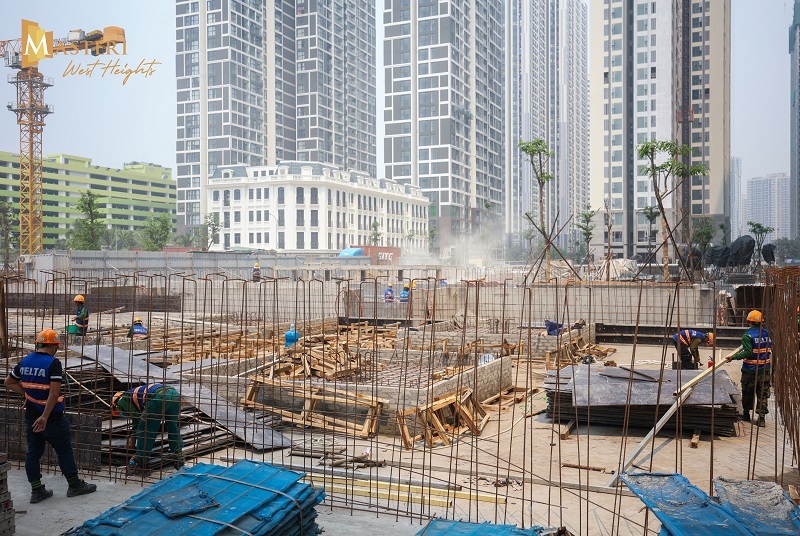 Hình ảnh thực tế mới nhất của dự án Masteri West Heights